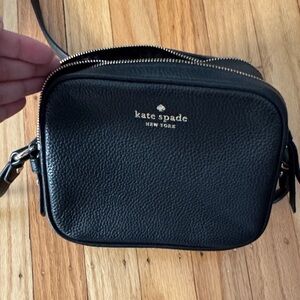 Kate Spade Black Leather Shoulder Bag